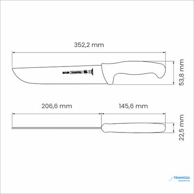 Нож разделочный/жиловочный  Professional Master 20см. 24608/088