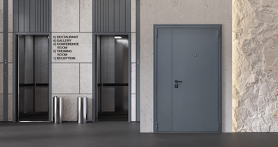 Стальная дверь    «Байкал» (двустворчатая)