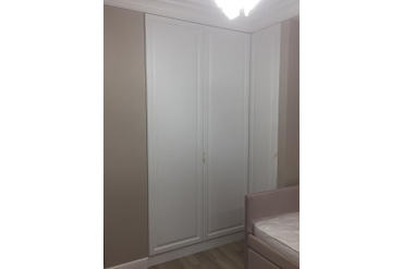 007 Фасады шкафа: МДФ белый, пленка