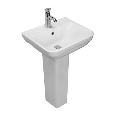 Раковина пьедестальный умывальник SANITA Идеал 50 прямоугольный 504х428мм