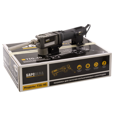 Машинка для заточки вольфрамовых электродов БАРСВЕЛД TIG-40 (220 В, 770 Вт, 13000 об/мин, 2,95 кг)