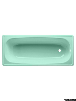 Ванна стальная BLB Europa белая (розовая, зеленая, голубая) с ножками 2.3мм 1,05 120 130 140 150 160 170 см