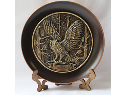 СУВЕНИРНАЯ ТАРЕЛКА СОВА. ОПТ