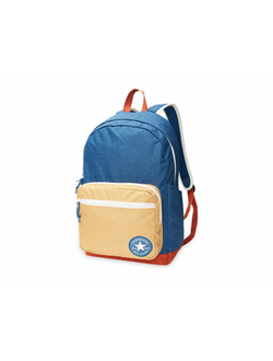 Рюкзак Converse Go 2 Chuck Taylor Backpack голубой с желтым карманом