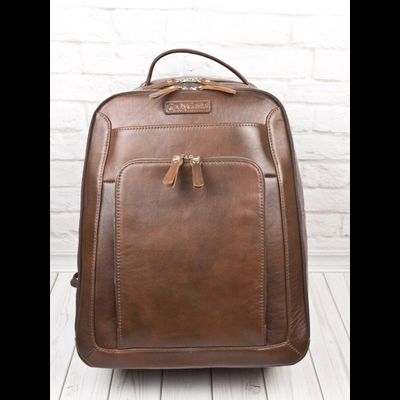 Кожаный рюкзак Montemoro Premium brown (арт. 3044-53)