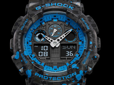 Часы Casio G-Shock GA-100ST-2A