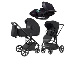 Коляска 3в1 Carrello Alfa Rock Black 2025 (Verona)