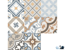 Плитка Pamp 7 (MIX) 20х20 см Creto купить в магазине Marysя