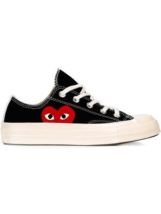 Кеды Converse X Comme Des Garçons Play Chuck 70 Low Top черные низкие