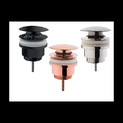 Донный клапан для раковины с переливом (нажимной), хром, VitrA, A45149