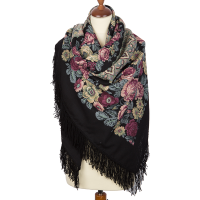 Павловопосадский платок Молитва 353-20