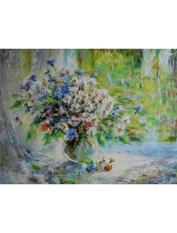 Круглова С. Н. "Летний дождь",  холст / масло,  65 х 85 см.,  2013 г.