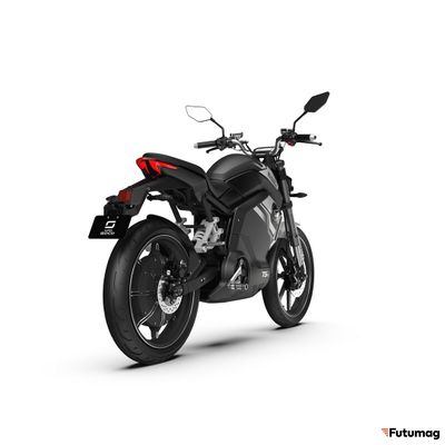 Электромотоцик White Siberia Super Soco TSX черный