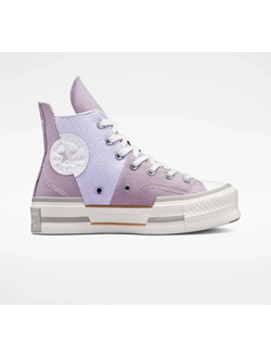 Кеды Converse Chuck 70 Plus Colorblock фиолетовые высокие на платформе