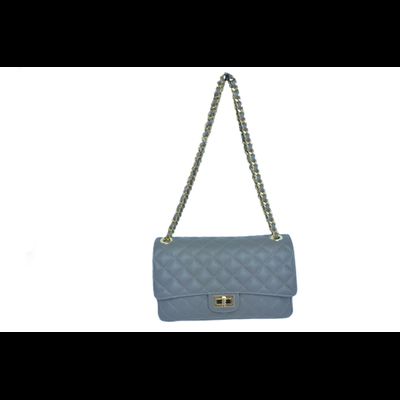 Leather Country сумка Италия серая женская