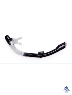 Трубка для дайвинга H.Wind С198 черный силикон сухая