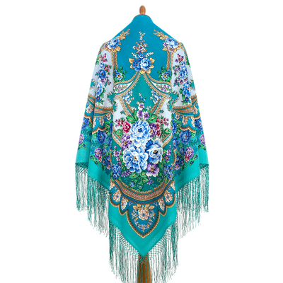 Павловопосадский платок Времена года. Весна 706-11