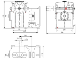 Редуктор РЧЛ-180х33 348М.02.01.000 МЛЗ (правый, левый)