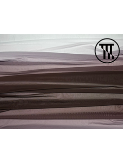 Сетка-стрейч градиент, цв. Шоколад + Белый