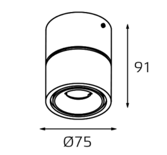 Накладной светильник ABRIS ITALLINE Universal mini