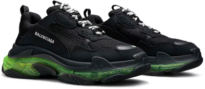 Balenciaga Triple S Black Yellow Fluo