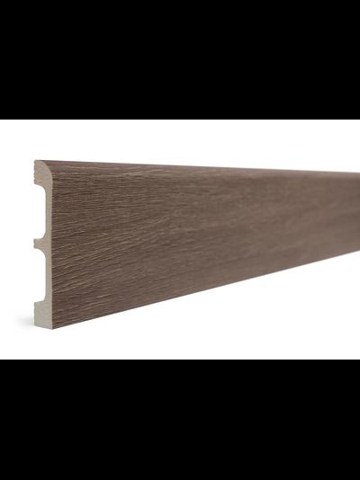 Напольный плинтус Decor-Dizayn 706-81SH, влагостойкий, ударопрочный, 2,4 метра