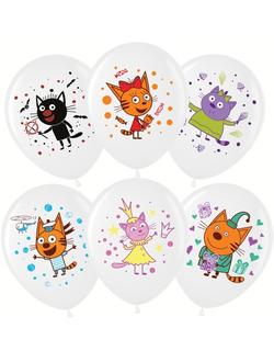 Воздушны шары с гелием " Три кота"  30см