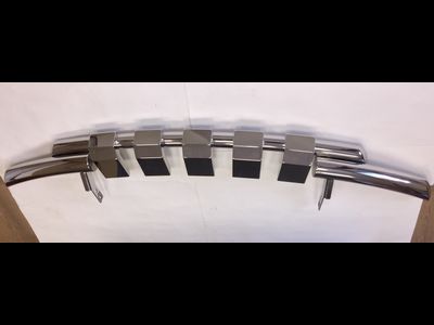 Защита переднего бампера d76/d57 клыки Uaz Patriot (Уаз Патриот)