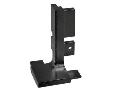 GOLA Угол внешний для профиля L для нижней базы, Черный крацованный (brush)  GA0043.VP000.BKBAN.FX  ARISTO