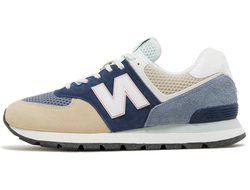 New Balance 574 Rugged Blue Beige мужские