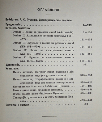 Модзалевский Б.Л. Библиотека А.С. Пушкина. Репринтное издание с 1910г. + Приложение. М.: Книга. 1988г.