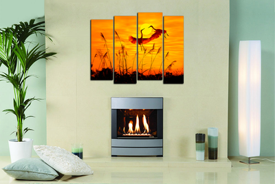 Модульная картина "Аисты"