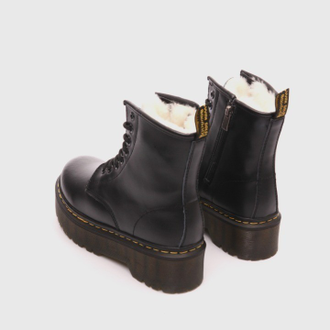 Зимние ботинки Dr Martens Jadon на платформе с мехом