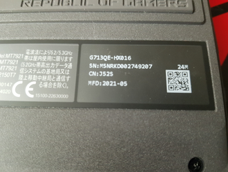 ASUS ROG STRIX G17 G713QE-HX016 ( 17.3 FHD IPS 144Hz AMD RYZEN 5 5600H RTX3050Ti(4Gb) 16Gb 512SSD )
