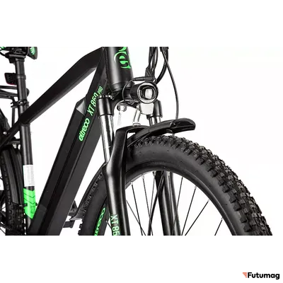 Электровелосипед Eltreco XT 850 Pro серо-зеленый