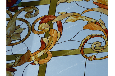 Эффект настоящего витража всего за 5000 руб./1м2