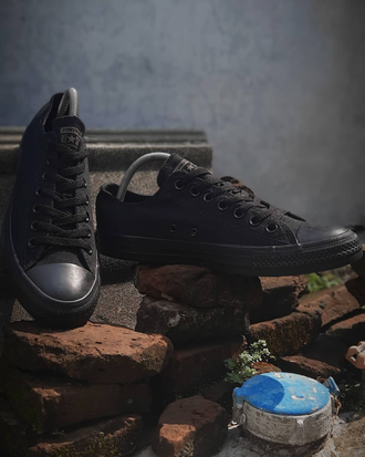 Кеды Converse черные низкие купить в Москве, Конверс Black Mono M5039