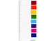 Клейкие закладки Attache Selection пластиковые 8 цветов по 15 листов 45х12 мм на линейке