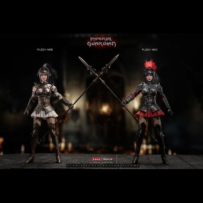 Имперская стражница в черной броне - Коллекционная ФИГУРКА 1/12 Black Imperial Guardian (PL2021-180C) - TBLeague