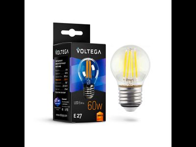 Светодиодная лампа Crystal Globe 6W 2800K E27 360°, 7023