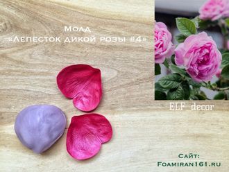 Молд "Лепесток дикой розы #4" (ELF_decor)