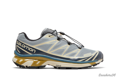 Salomon XT-6 Grey/Blue Мужские (41-45)