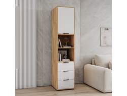 Пенал Оптима ОП-03 Дуб Крафт золотой/Меренга