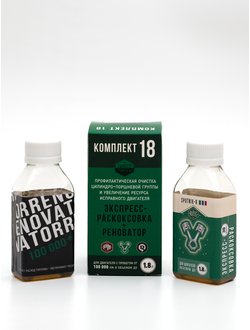 Комплект 18 - Sputnik-R + Renovator для двигателя объемом до 1,8 л.