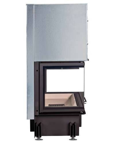 Каминная топка Дельта 800 три стекла принтинг, Экокамин (Россия)