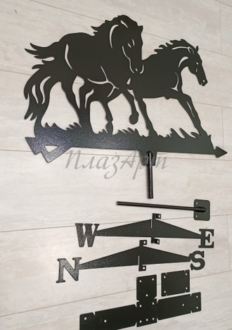 флюгер на крышу Лошади