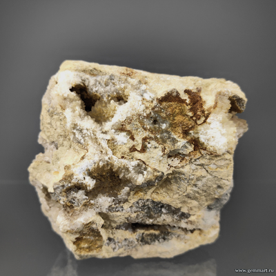 Целестин  и кальцит. Дагестан. Россия. 80*80*70мм