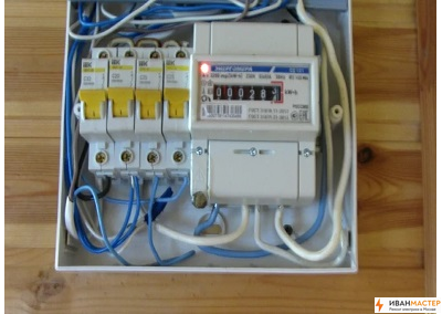 Установка счетчика электроэнергии в частном доме