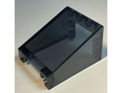 Windscreen 3 x 4 x 4 Inverted, Rounded Top Corners, Cutout Bottom Corners, Trans-Black (2023) (72475 / 6474127 / 6507942)