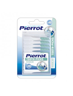 Межзубные зубочистки-ершики Toothpicks, Pierrot, 40 шт.